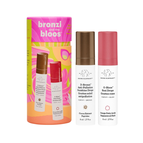 Drunk Elephant Bronzi and the Bloos Color Serum Duo